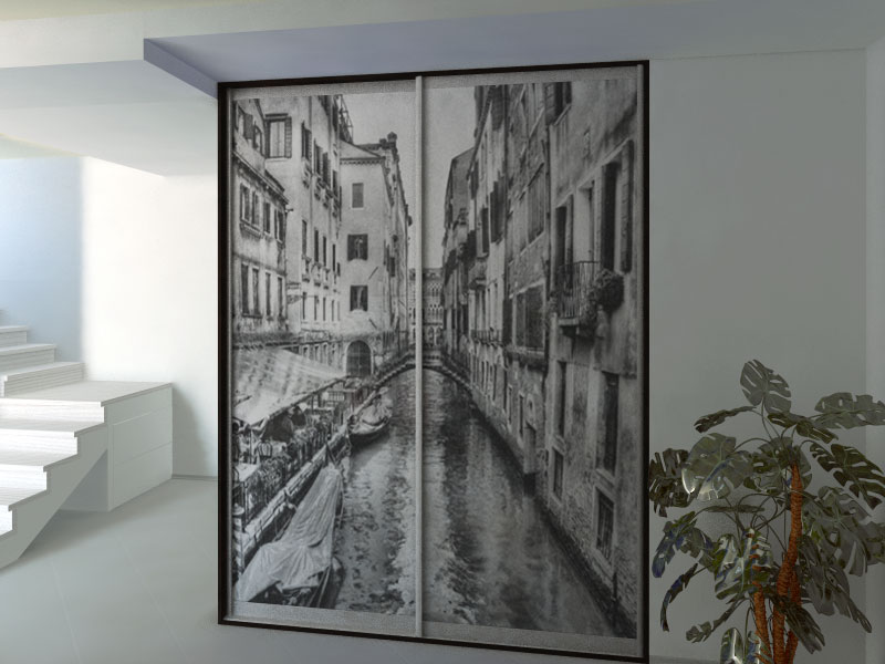 Черно-белая фотопечать: Венеция