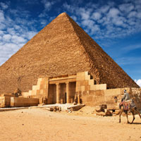 Фотопечать архитектура: египетские пирамиды