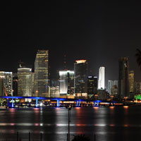 Фотопечать: панорама ночного города