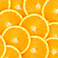 Фотопечать: фон из апельсинов