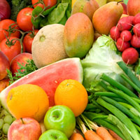 Фотопечать: овощи, фрукты