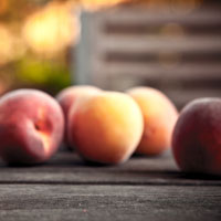 Фотопечать: персики