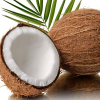 Фотопечать: разрезанный кокос