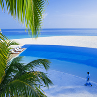 Фотопечать: бассейн, Мальдивы, остров, море