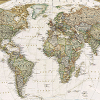 Фотопечать: карта мира, страны