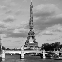 Фотопечать: Париж, Франция, Эйфелева башня